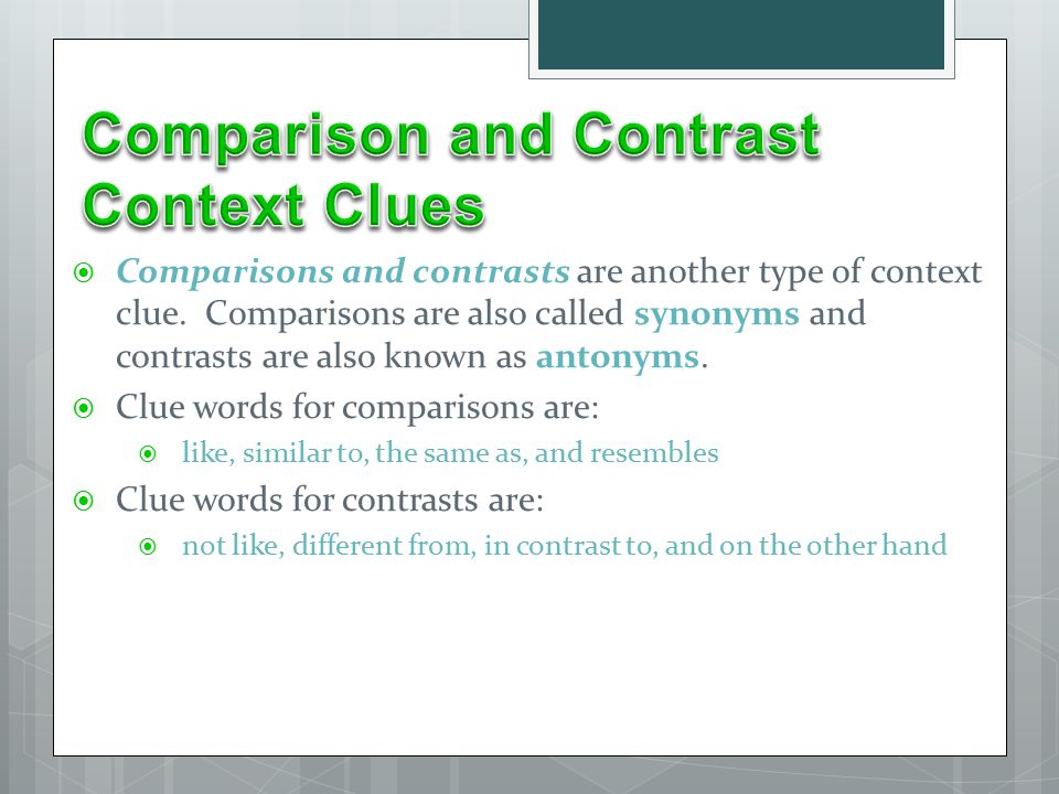Comparative essay structure